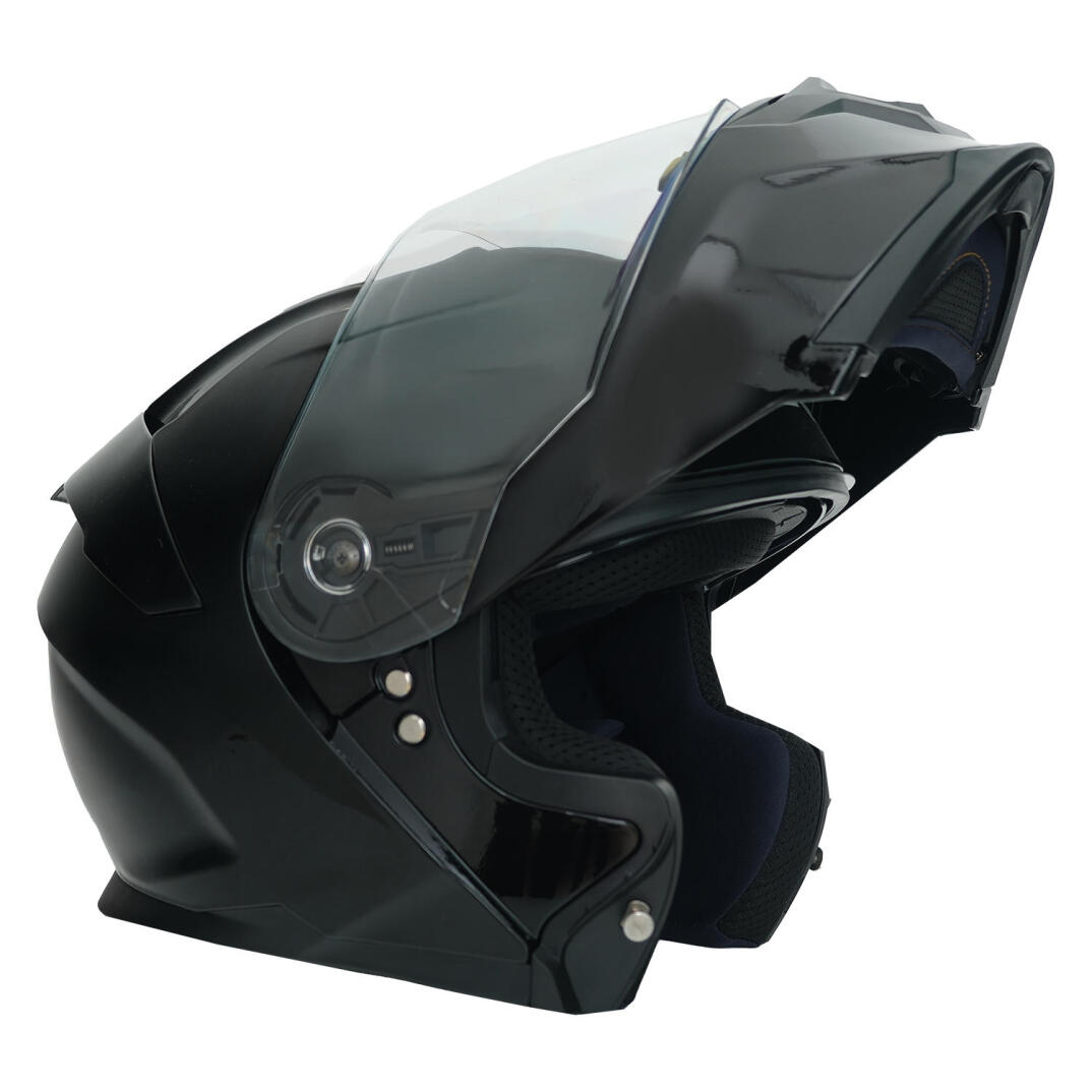 GP NERO MKS004-B Güneş Vizörlü Şeffaf Çene Açılır Motosiklet Kaskı - 3