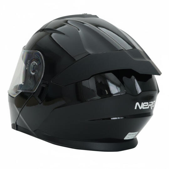 GP NERO MKS004-B Güneş Vizörlü Şeffaf Çene Açılır Motosiklet Kaskı - 4