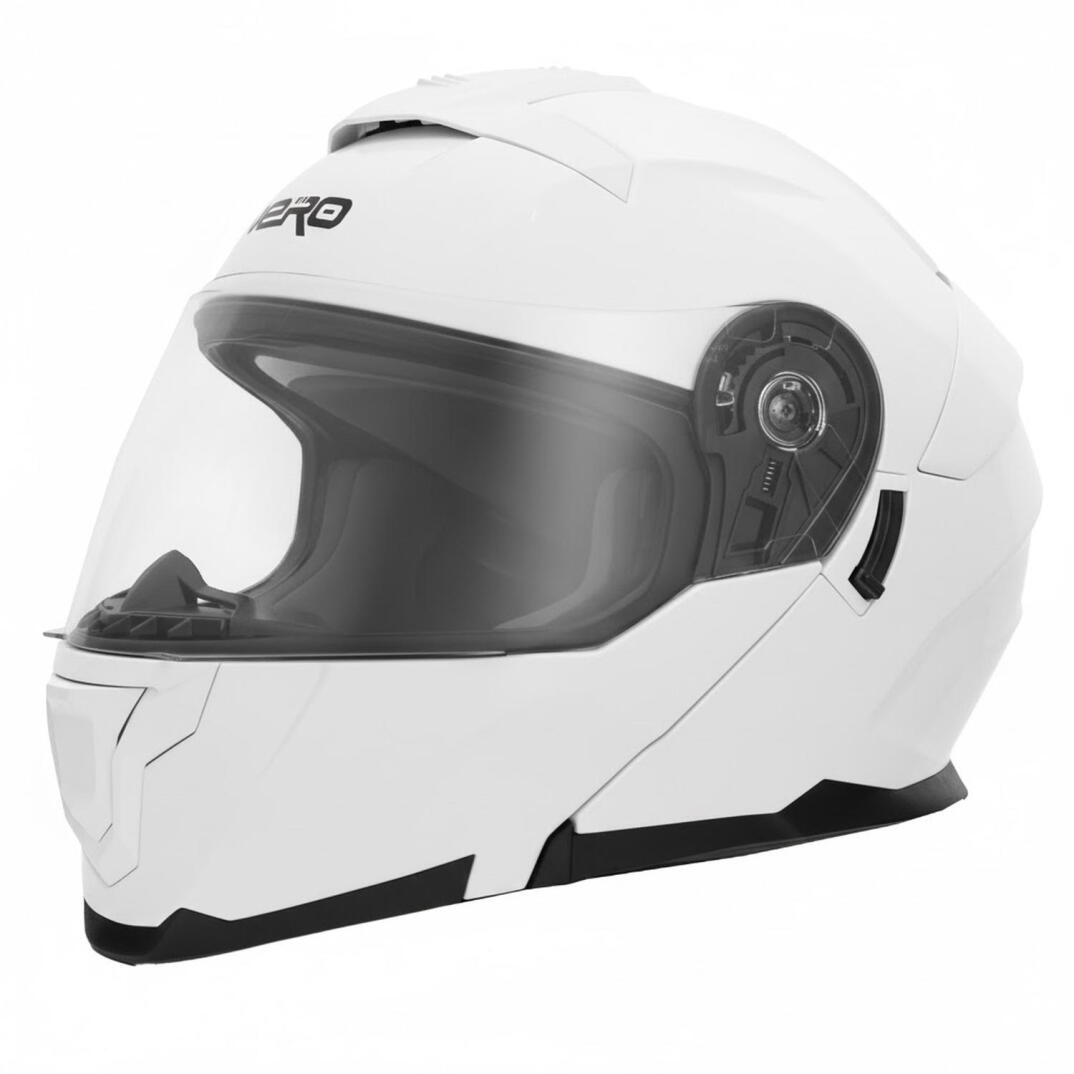GP NERO MKS004-GW Güneş Vizörlü Şeffaf Çene Açılır Motosiklet Kaskı - 1