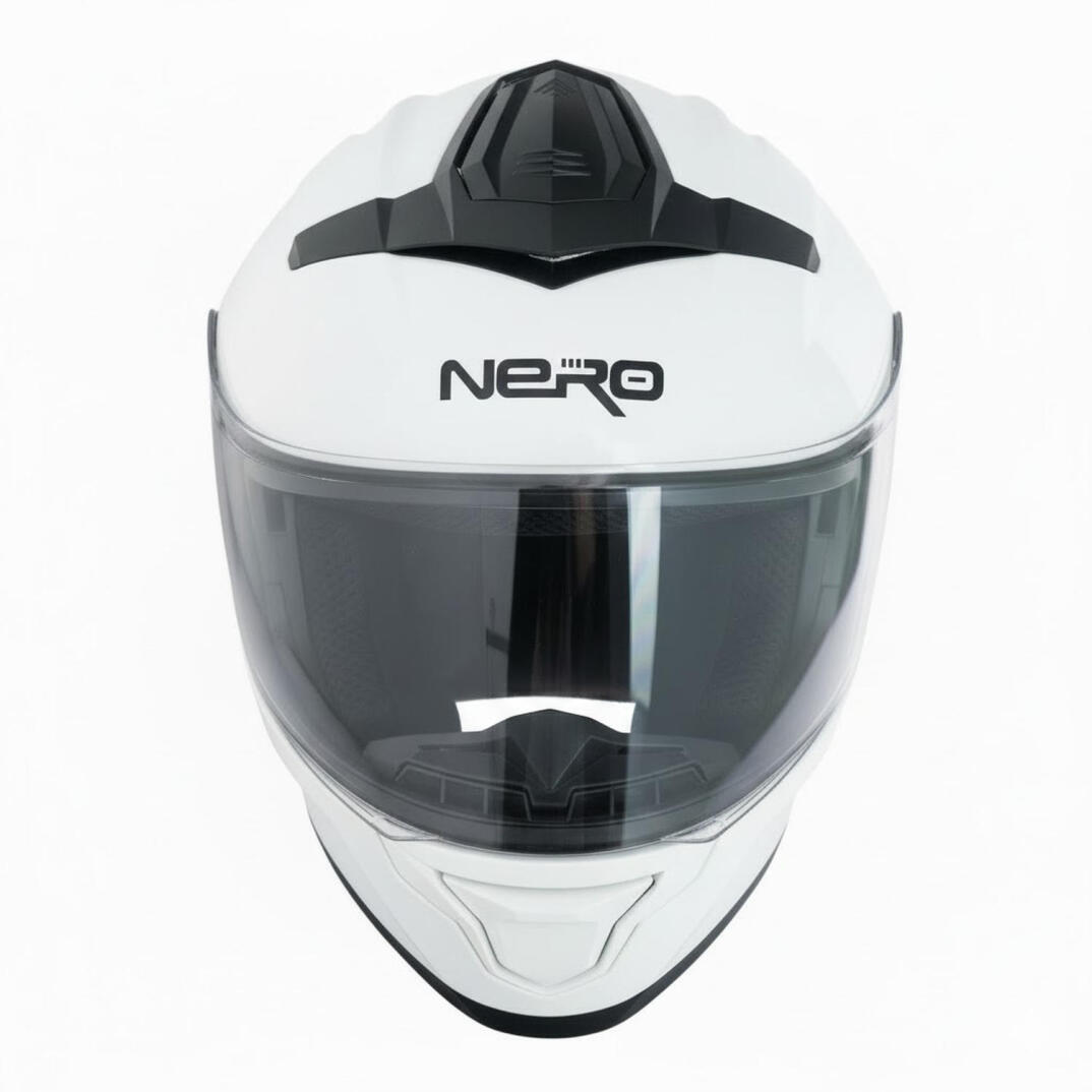 GP NERO MKS004-GW Güneş Vizörlü Şeffaf Çene Açılır Motosiklet Kaskı - 2