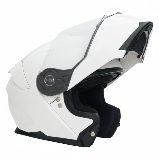 GP NERO MKS004-GW Güneş Vizörlü Şeffaf Çene Açılır Motosiklet Kaskı - 3