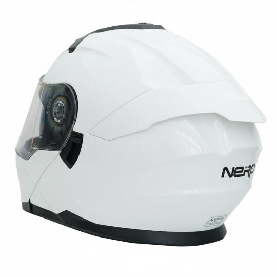 GP NERO MKS004-GW Güneş Vizörlü Şeffaf Çene Açılır Motosiklet Kaskı - 5
