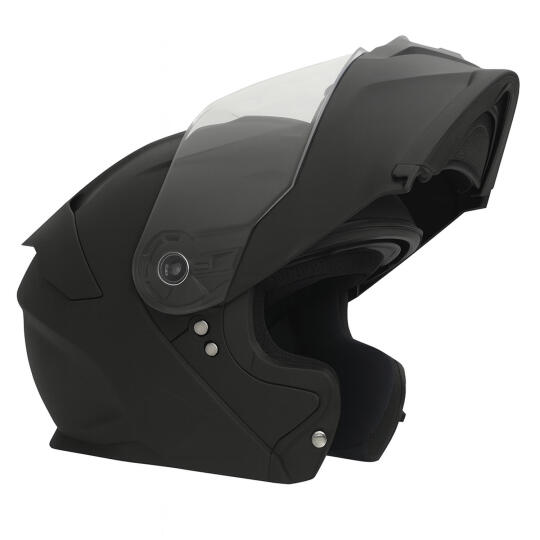 GP NERO MKS004-MB Güneş Vizörlü Şeffaf Çene Açılır Motosiklet Kaskı - 3