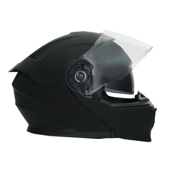 GP NERO MKS004-MB Güneş Vizörlü Şeffaf Çene Açılır Motosiklet Kaskı - 4