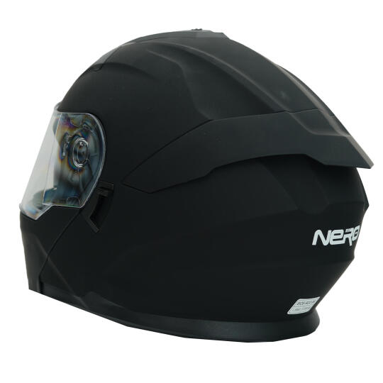 GP NERO MKS004-MB Güneş Vizörlü Şeffaf Çene Açılır Motosiklet Kaskı - 5