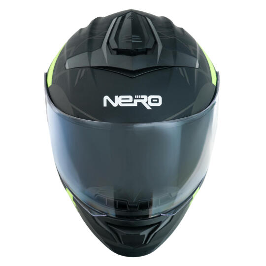 GP NERO MKS004-MBA1Y Güneş Vizörlü Şeffaf Çene Açılır Motosiklet Kaskı (1)