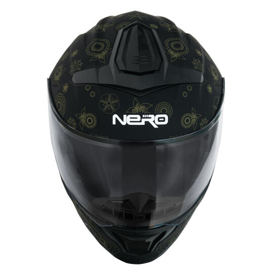 GP NERO MKS004-MBA2G Güneş Vizörlü Şeffaf Çene Açılır Motosiklet Kaskı (1)