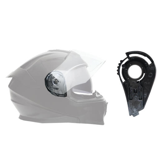 GP NERO MKS004 Uyumlu Motosiklet Kask Vizör Bağlantı Aparatı Siyah (1)