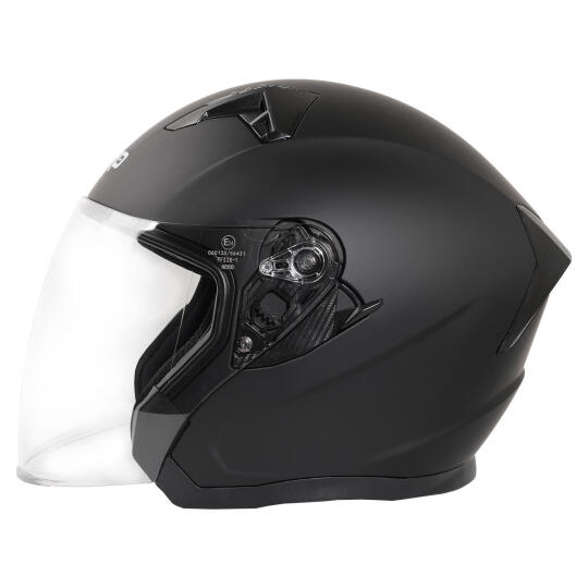 GP NERO MKS006-MB Şeffaf Vizörlü Motosiklet Yarım Kask - 4