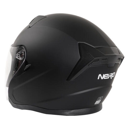 GP NERO MKS006-MB Şeffaf Vizörlü Motosiklet Yarım Kask - 5
