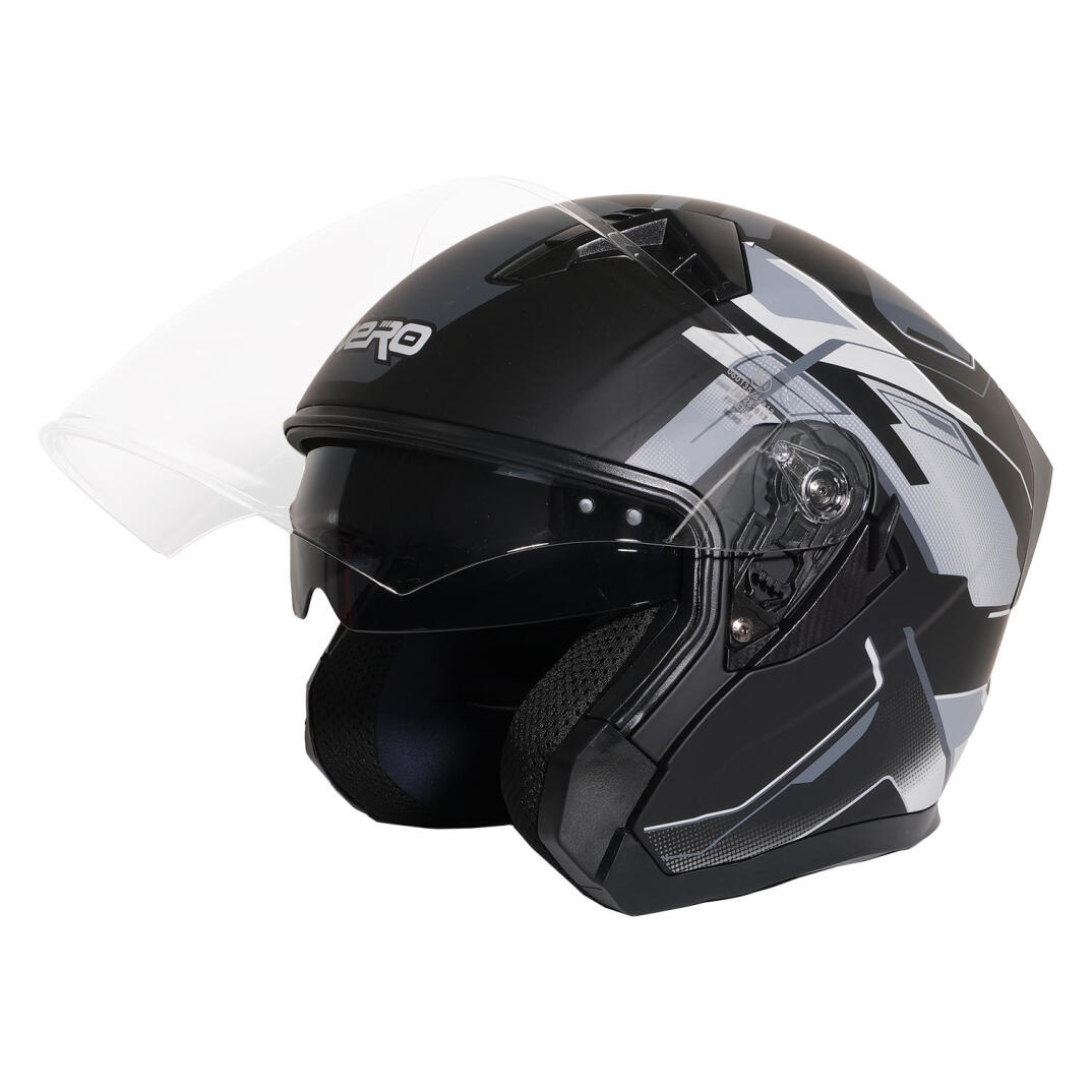 GP NERO MKS006-MBC3G Şeffaf Vizörlü Motosiklet Yarım Kask - 3
