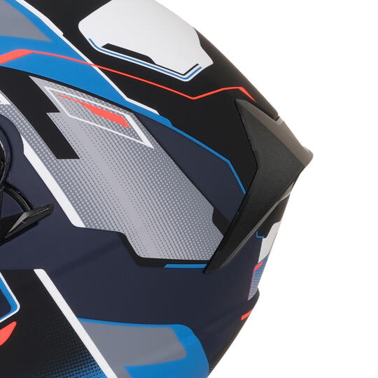 GP NERO MKS006-MBC5B Şeffaf Vizörlü Motosiklet Yarım Kask - 6