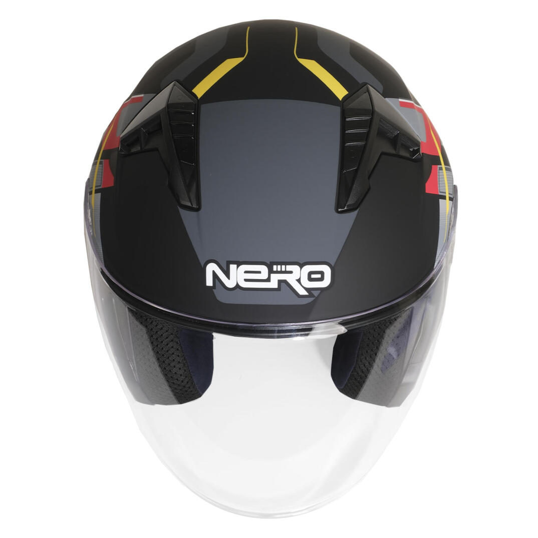 GP NERO MKS006-MBC5R Şeffaf Vizörlü Motosiklet Yarım Kask - 2