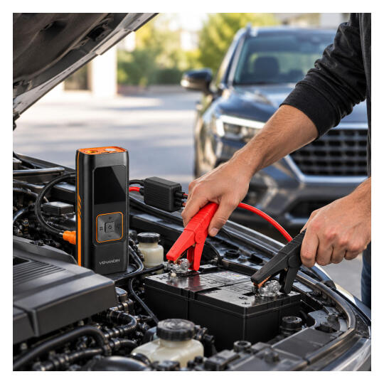 GP VENANDİN Inflamo LTK003 4in1 Dijital Ekranlı 150 PSI 8000 mAh Taşınabilir Şarjlı Hava Pompası & Akü Takviye Cihazı - 3