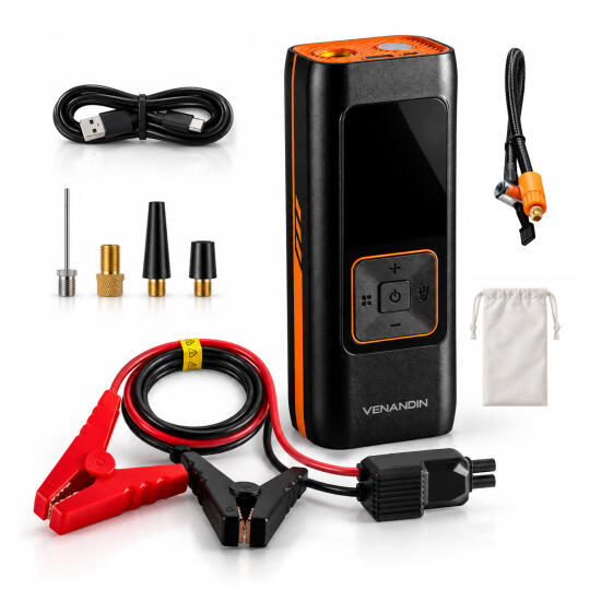 GP VENANDİN Inflamo LTK003 4in1 Dijital Ekranlı 150 PSI 8000 mAh Taşınabilir Şarjlı Hava Pompası & Akü Takviye Cihazı - 7