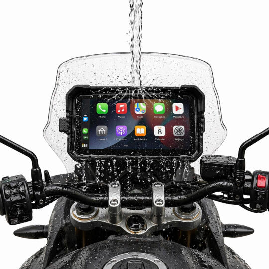 GP VOVEL M-790 6.25” Ekran Ön Arka Kameralı Motosiklet CarPlay Multimedya Navigasyon Sistemi - 3