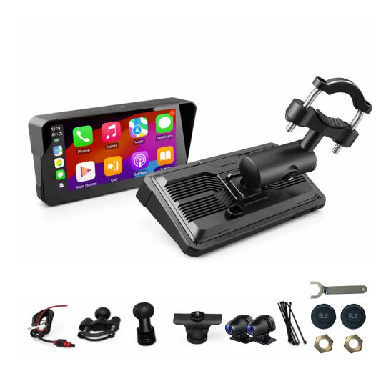GP VOVEL M-790B 6.25” Ekran Ön Arka Kameralı Motosiklet CarPlay Basınç Sensörlü Multimedya Navigasyon Sistemi - 7
