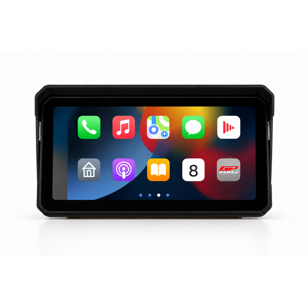 GP ZHUSE M-15 6.25” Ekran Ön Arka Kameralı Motosiklet CarPlay Multimedya Navigasyon Sistemi - 4