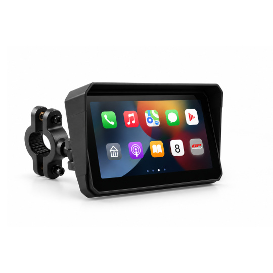 GP ZHUSE M-15 6.25” Ekran Ön Arka Kameralı Motosiklet CarPlay Multimedya Navigasyon Sistemi - 5