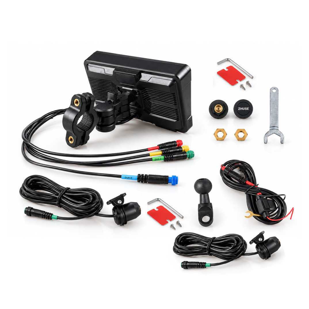 GP ZHUSE M-15 6.25” Ekran Ön Arka Kameralı Motosiklet CarPlay Multimedya Navigasyon Sistemi - 7